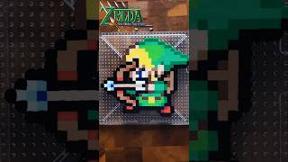 Crafting Green Link  Four Swords Adventures Perler Bead Timelapse [upl. by Northey]