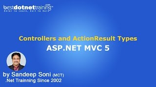 ASPNet  MVC 5 Tutorial Controllers and Action Result Types [upl. by Acim103]