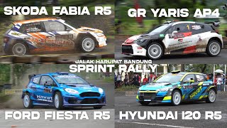 MOMENT SPRINT RALLY 2023 JALAK HARUPAT BANDUNG  RALLY INDONESIA 4K [upl. by Esiouqrut430]