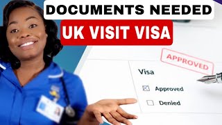 TIPS amp DOCUMENTS NEEDED FOR A SUCCESSFUL UK VISIT VISA APPLICATION WORKED FOR MANY IT CAN FOR YOU [upl. by Kristos]