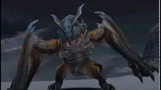 Monster Hunter Freedom 2  The Tyrant Tigrex Tigrex intro [upl. by Dlarrej]