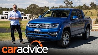 2017 Volkswagen Amarok V6 review  CarAdvice [upl. by Damek250]