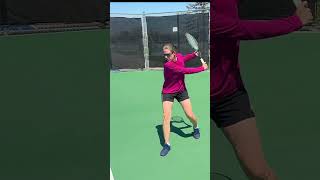 Tennis Backhand Tutorial for beginners link below [upl. by Rozelle502]