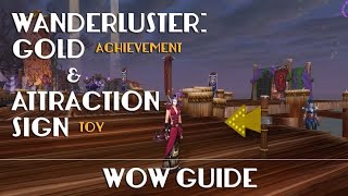 Guide to getting the Attraction Sign toy and Wanderluster Gold achievement [upl. by Aid]