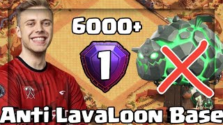 6000 Anti Lavaloon Base  Th16 Legend League Base With Link  Th16 Trophy Pushing Base With Link [upl. by Yle237]