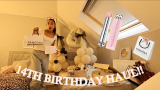 MY 14th BIRTHDAY HAUL [upl. by Abana]