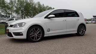 Volkswagen Golf 7 R Line 2017 Pure White 18 inch Salvador [upl. by Enerahs402]