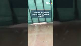 Granizo del tamaño de bolas de billar cae sobre Valencia España [upl. by Nedearb]