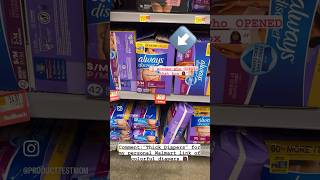 At Walmart stalking the inventory 🤣 diapers bedwetter incontinence urinaryincontinence [upl. by Yenor876]