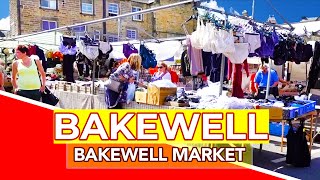 BAKEWELL UK  Tour of the market in Bakewell Derbyshire Peak District UK [upl. by Neellek]