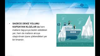 DIŞ TİCARET İŞLEMLERİNİN MUHASEBELEŞTİRİLMESİ  Ünite 3 Özet [upl. by Naimaj]