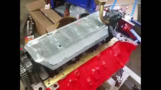 BBC Big block Chevy screen windage tray and oil pan mod [upl. by Cheyne]