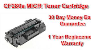 CF280a MICR Toner Cartridge [upl. by Nivrehs269]