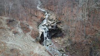 Chedoke Falls 4K Aerial Tour Hamilton Ontario Canada [upl. by Block]