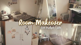 Makeover Kost Korean Aesthetic Style  Budget 1 Juta  Room Makeover Indonesia [upl. by Consolata]