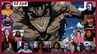 SUIRYU GETS BODIED  One Punch Man Season 2 Episode 8 REACTION [upl. by Basia723]