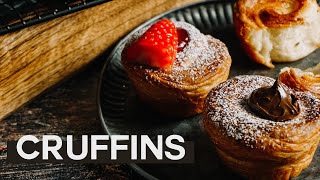 Easy CRUFFINS Recipe  How to Make Cruffins at Home  ASMR Cooking [upl. by Mourant]