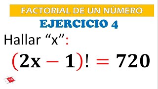 EJERCICIO 4  FACTORIAL [upl. by Elnukeda625]