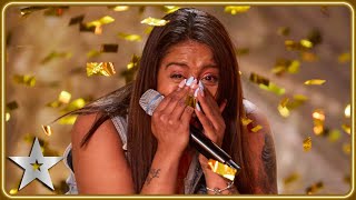 GOLDEN BUZZER for Taryn Charles SENSATIONAL Aretha Franklin cover  Auditions  BGT 2024 [upl. by Enyahs]