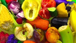 Aprende colores de frutas y verdurasNombres de las Frutas Frutas y verduras en Español [upl. by Bugbee]