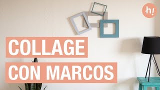 Collage con marcos de madera · Handfie DIY [upl. by Aniretak]