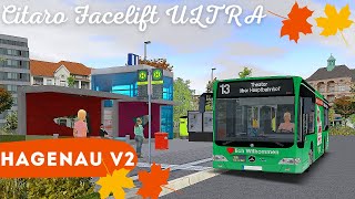 OMSI 2 60 FPS  CITARO FACELIFT ULTRA in Hagenau  Lets Play Omsi 2 893 [upl. by Prent76]