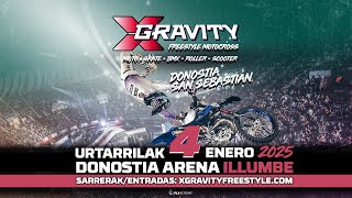 XGRAVITY Freestyle Motocross siente la emoción El show más extremo llega a DonostiaSan Sebastián [upl. by Nylirrehs828]