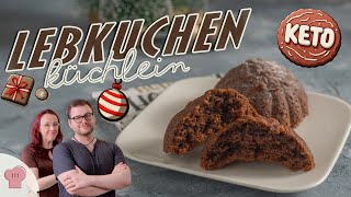 🎄 Schnelle Low Carb LebkuchenKüchlein  Perfekt für Weihnachten [upl. by Hewie]