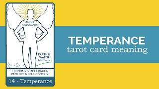 Temperance Tarot Card Reading and Meaning [upl. by Bitthia266]