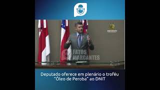 Prêmio óleo de peroba ao Dnit [upl. by Fawne]