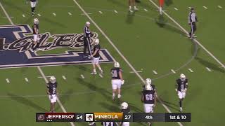 Jefferson Bulldogs vs Mineola Jackets [upl. by Allisan]