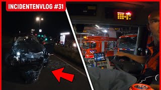 Ernstig verkeersongeval woningbrand  Brandweervloggers Rick amp Richard  Incidentenvlog 31 [upl. by Ryle86]