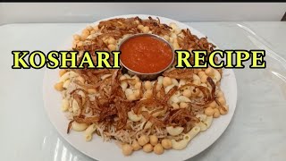 KOSHARI RECIPE how to make a simple koshari recipe koshari egyptian rice koshari arabicfood [upl. by Macri929]