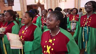 Nfuula Omukutu Ogw’eddembe  St Cecelia Rubaga Cathedral Choir [upl. by Ahseetal]