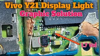 Vivo y21 display light graphic not working  Vivo y21 display light solution GsmYusufPathan [upl. by Norling]