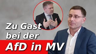 Interview mit dem stell Fraktionsvorsitzenden der AfD MV Thomas de Jesus Fernandes [upl. by Niabi]