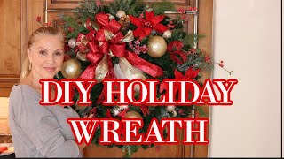 DIY HOLIDAY WREATH  allaboutchristmas [upl. by Warram]