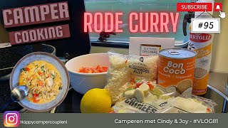 95 Happy Camper Cooking  Recept  Rode Curry met garnalen [upl. by Edgar]