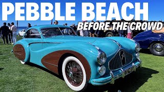 Pebble Beach Concours dElegance 2024  Complete Tour of All Cars on the Field Before the Crowds [upl. by Carnes]