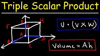 Volume of a Parallelepiped Using The Triple Scalar Product Calculus 3 [upl. by Garrity6]