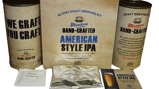 Homebrew Review  Muntons HandCrafted American Style IPA [upl. by Brand]