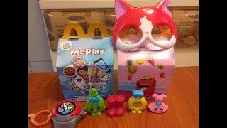 Cajita Feliz McDonalds Yokai Watch amp Shopkins MarzoAbril 2018 Parte 4 [upl. by Grannias]