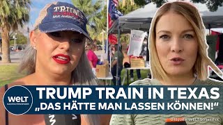 WAHLEN IN USA Kampf ums Weiße Haus Trump Train in Texas Das sagen die Fans vom ExUSPräsidenten [upl. by Bill]