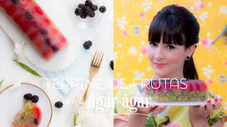 Terrine de Frutas com ÁgarÁgar  Vamos pra Cozinha 20 [upl. by Zendah]