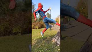 Spiderman does a somersault😱 [upl. by Giustino]