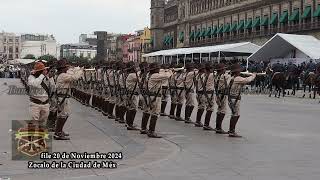 Desfile 20 de Noviembre 2024 en la Ciudad de México 11 [upl. by Hyps]