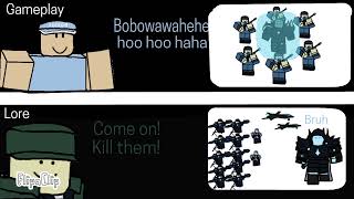 Tower blitz Lore vs Gameplay Tower blitz meme [upl. by Tiffani]