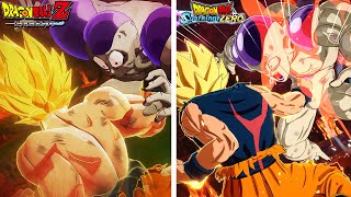 Dragon Ball Sparking ZERO  Goku vs Frieza Comparison  DBZ Kakarot vs DBSZ [upl. by Abita154]