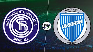 INDEPENDIENTE RIVADAVIA Y GODOY CRUZ NO SE SACARON DIFERENCIAS EN EL CLÁSICO Y EMPATARON 00 🔴 [upl. by Notserk]