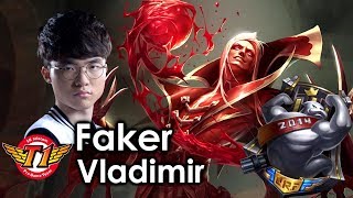 Faker picks Vladimir URF [upl. by Htebazila]